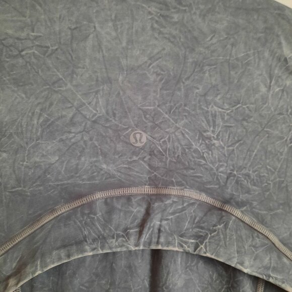 Lululemon Define Jacket Womens 8 Gray Garment Dye Washed Luna Luxtreme Fitted - Picture 6 of 12